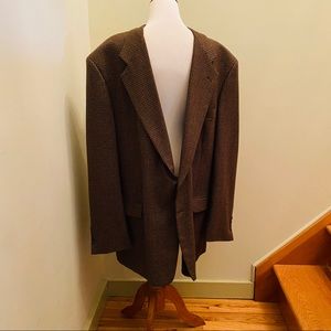 Men’s houndstooth lambs wool blazer